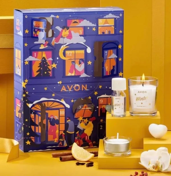 Calendario de Adviento de velas Avon